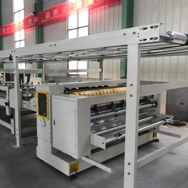 Cortador de folha ondulado pneumático do papel do carretel do cartão da máquina da cartonagem da caixa de duas camadas