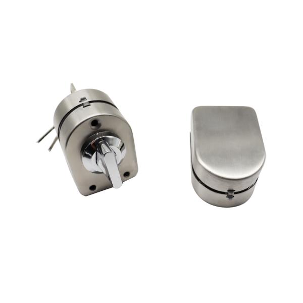 Glass door lock  Frameless glass door lock  Stainless steel glass door lock