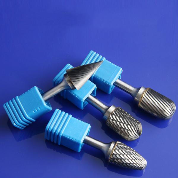 6mm Carbide Burrs for Metal Drilling 1/4 Power Tools Sintered Tungsten Rotary Burr Set