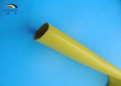 Red Yellow Polyolefin Heat Shrink Tubing With Size From 30 - 250mm For Joints And Terminals