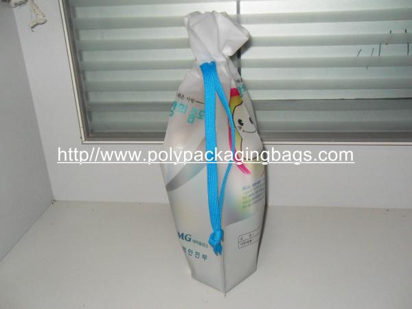 Sacos de plástico do cordão personalizado do CPE/LDPE para o roupa interior/sutiã/biquini/veste das meninas