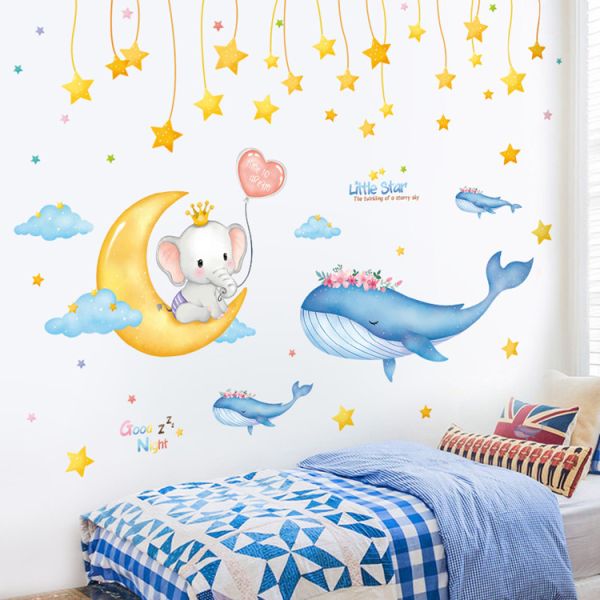 Children Room Decorative Logo Label Stickers Self Adhesive Removable