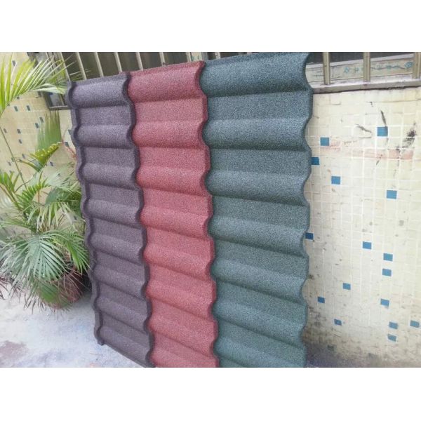 Камень металла покрыл 1340*420мм Препайнтед гальванизированную стальную черепицу