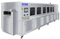 La machine de nettoyage de jet d'emballage de semi-conducteur avec 28 PCs pulvérisent des tiges et lavent longtemps modulaire