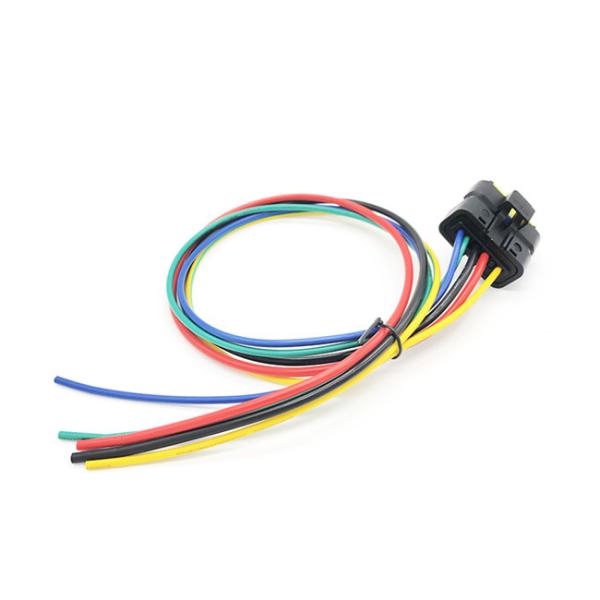 Auto Throttle Valve 6 Pin Automobile Wiring Harness IATF16949 Female Pin Connector Wire