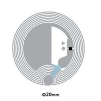 Dia 21 mm RFID électronique incrusté 13,56 MHz étiquettes NFC programmables avec puce 213