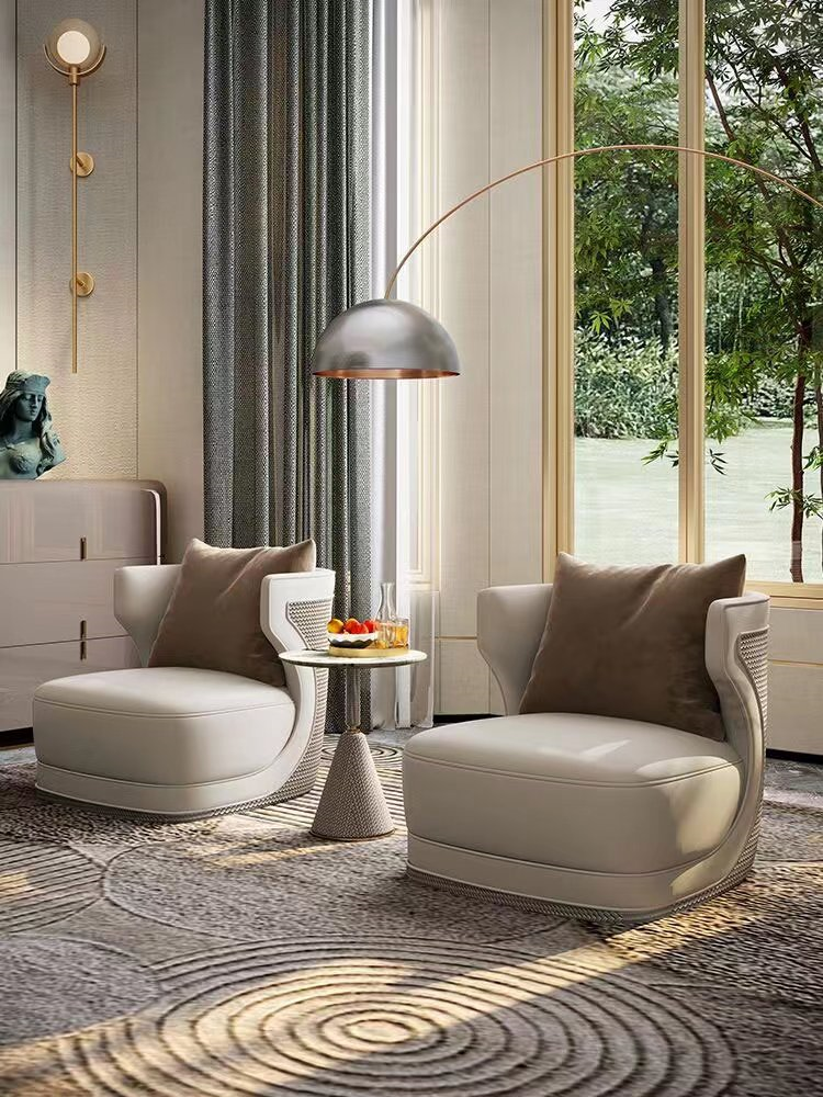 Commercial Villa Nordic Fabric Sofa Fabric Latex Hotel Sofa Set