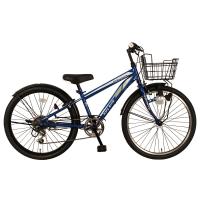 SHIMANO 6 vitesse 24 pouces Junior Vélo de montagne Rouge / Noir / Bleu