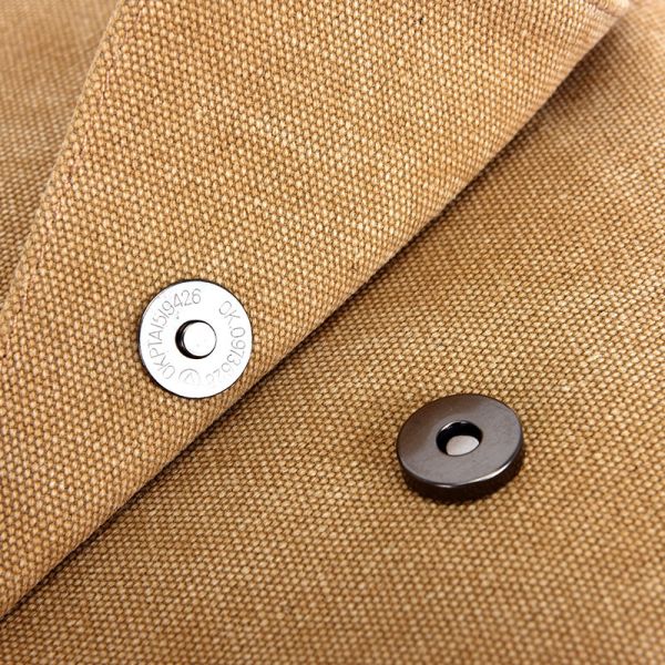 16.5 / 17 Inch Flap Men Sling Crossbody Laptop Canvas Shoulder Messenger Bag For Men