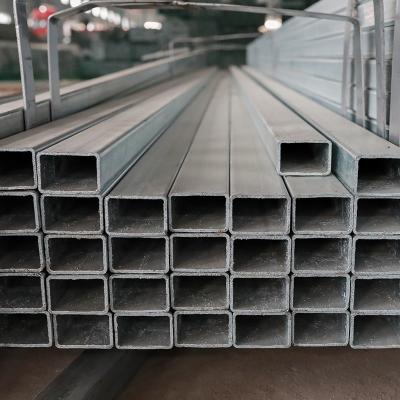 Tubo de tubo quadrado de aço galvanizado ferro GI 6m 275g/M2 SS540