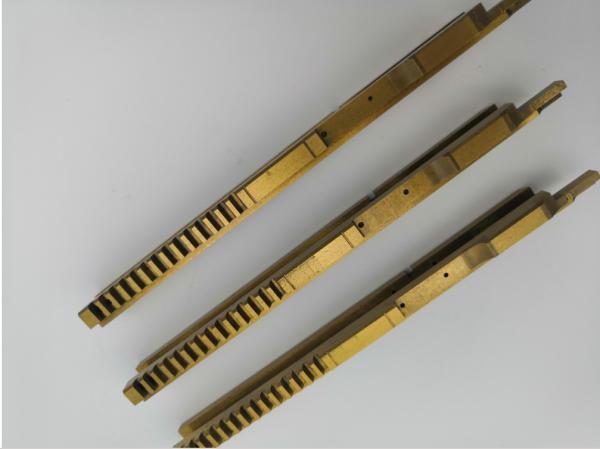 VCD Grinding Cnc Precision Parts Serrated Cutter High Flatness Yellow Plated