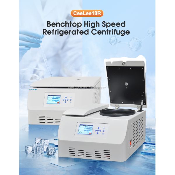 Cenlee18R Refrigerated Centrifuge Laboratory Benchtop Centrifuge Machine High Speed 18500rpm