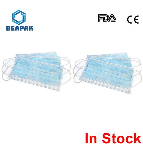 Soft Lining and Earloops 3 Ply Face Mask Disposable Surgical Mask