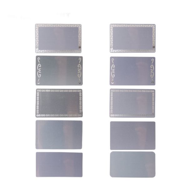 Double Sided Metal Aluminum Sublimation Business Card Blanks