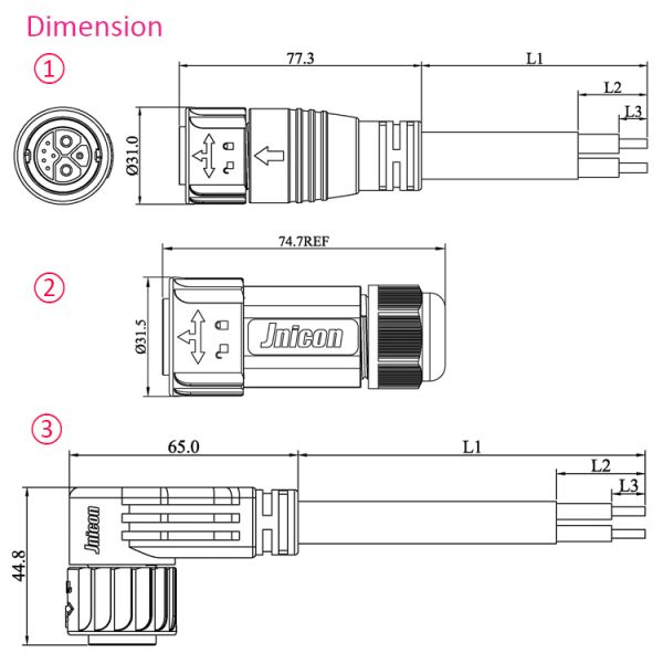 Соединитель батареи ИП67 70А мужской женский водоустойчивый для трицикла/мотоцикла е