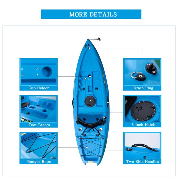 Competition Kids Kayak Canoe/Kayak WOOWAVE Inflatable NO with Standard Features leash