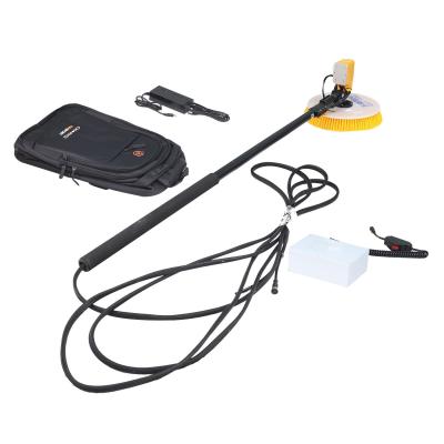 Portable Electric Single Head Brush for Solar Panel Cleaning and 3.5 Meters Telescopic Handle