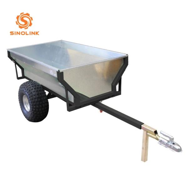 Cargo Atv Trailer For Hauling Wood Galvanized Box Trailer 500kgs