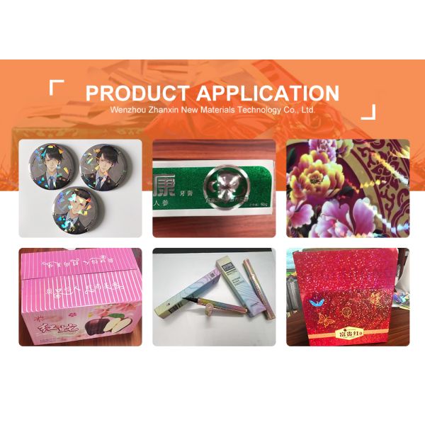 Película decorativa de color brillante personalizable hecha de material CPP para decoración de chispas