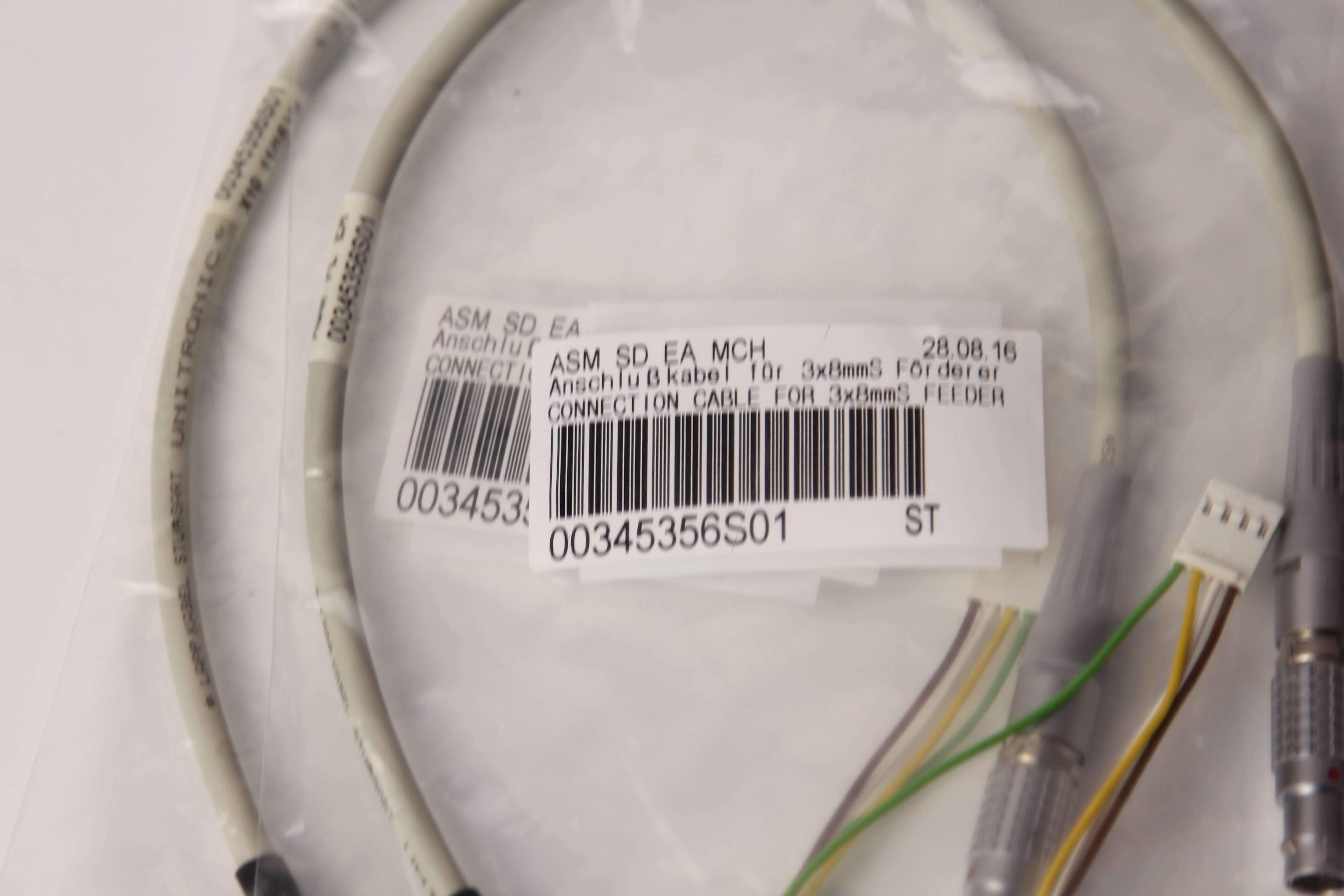 ASM SD EA MCH Ansch Iu Kabel кабеля соединения 00345356S01 SMT
