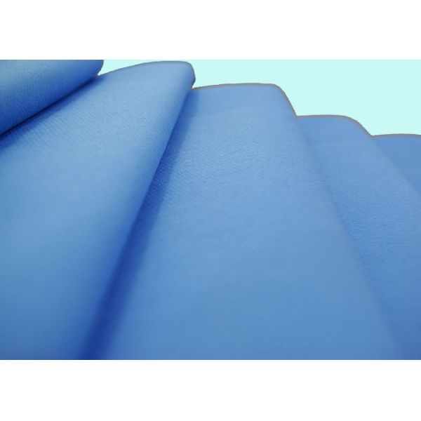 Голубые ткани полипропилена медицинской ткани PP Spunbond Non сплетенные водоустойчивые устранимые