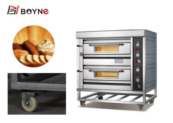 Gás Oven For Bakery Bread Shop de quatro bandejas da plataforma 4 das placas 2
