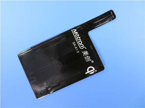Ламинат черного Polyimide доски PCB меди Coverlay 1oz гибкого одетый