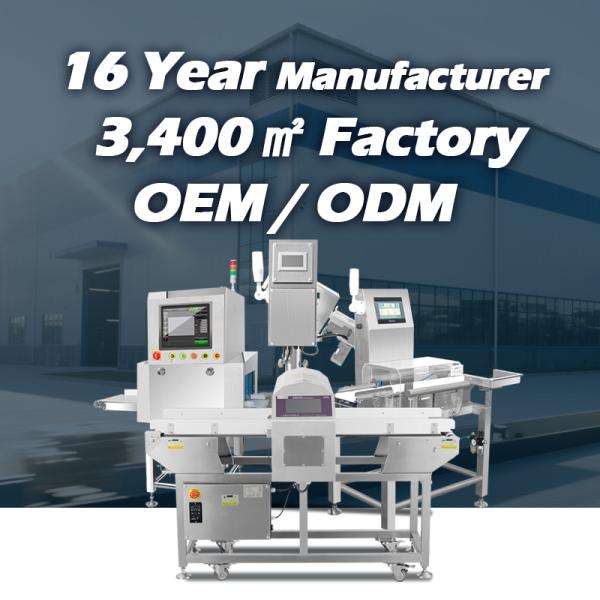 Auto Metal Detection Food X Ray Machine Industrial Inspection Machine Removal Safety  Reject For Factories