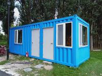 Chambre préfabriquée résidentielle simple du conteneur 20GP pour les résidences permanentes ou provisoires
