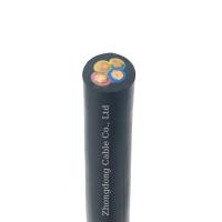 Cables aislados de caucho con conductor de cobre flexible 300/500V