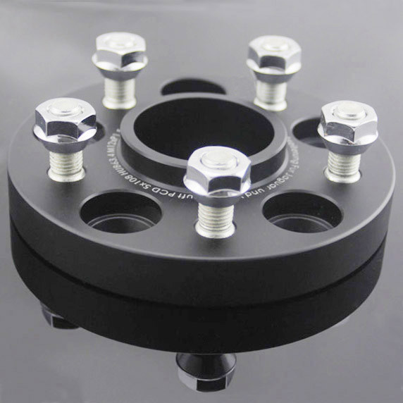 25mm Forged Aluminum Hub-centric Wheel Spacers Anodize Black for FORD Mustang 2016 Version