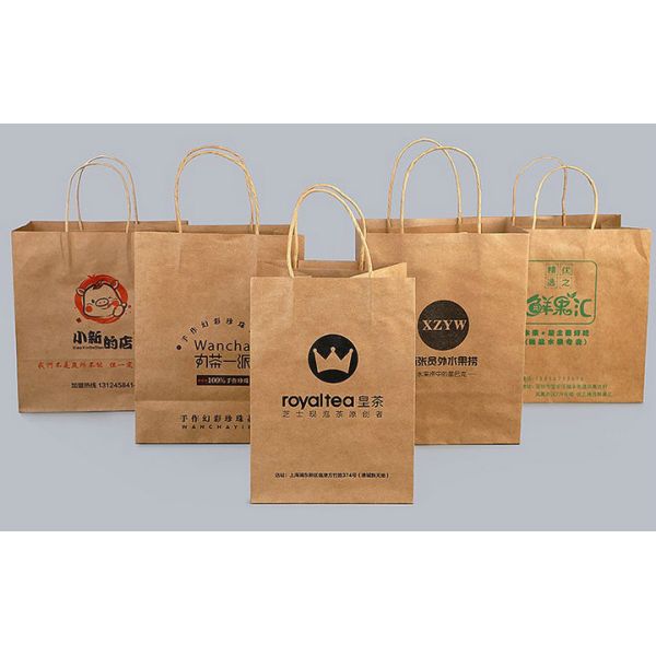 120GSM Brown Kraft Paper High Tenacity In Roll For Takeaway Bags