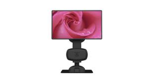 Matte Black Neck Therapy Instrument Of Laptop LCD Monitor Mount To Relax