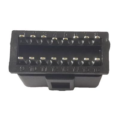 J1962 OBD2 OBD Car Connector Socket 16 Pin Compatible Black Color