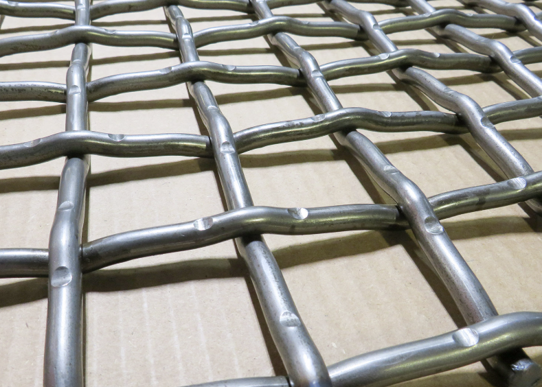 Corrosion Resistant Alloy Woven Metal Screen Seafood Processing