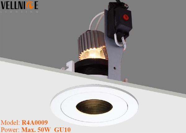 Halogen Rcessed downlighting , 50W MR16 hotel lamp , GU5.3 lamp holder ceiling light