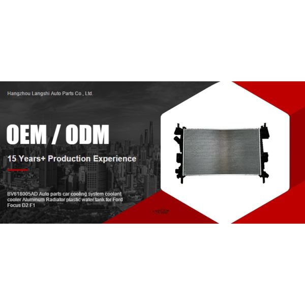 Заменить/ремонтировать ваш Ford Focus D2 F1 на наш алюминиевый радиатор и пластиковый резервуар для воды