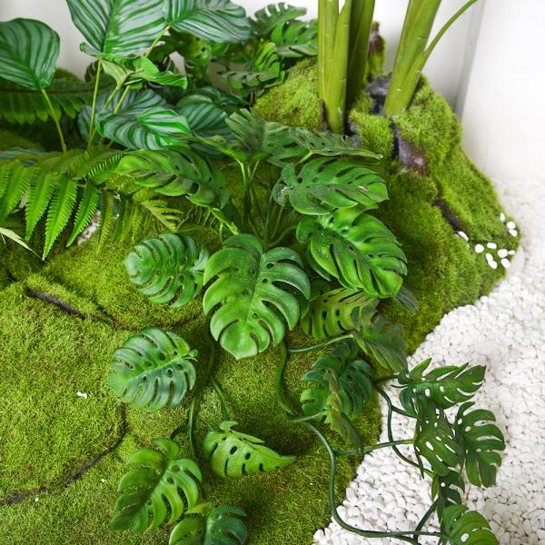 24 Plastic Home Decoration Plant Artificial Landscape Foliage Non Toxic