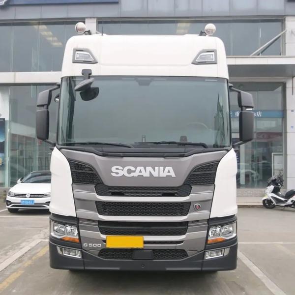 Half a row 2023 Mercedes CNG truck trailer head scan-ia G440 VOL-VO FM10 Sitrak tractor truck 0km used tractor truck