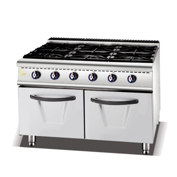 Powerful LPG NG Cooking Range Machine Low Noise Commercial Kitchen Cooking Equipment Cooking Tools