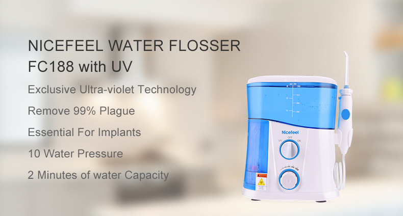 1000ml вода Flosser с УЛЬТРАФИОЛЕТОВЫМ стерилизатором устным Irrigator для очищать зубов
