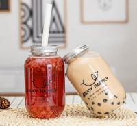 o plástico biodegradável de 330ml 650ml engarrafa suco do chá da bolha do ANIMAL DE ESTIMAÇÃO do PLA em forma de u