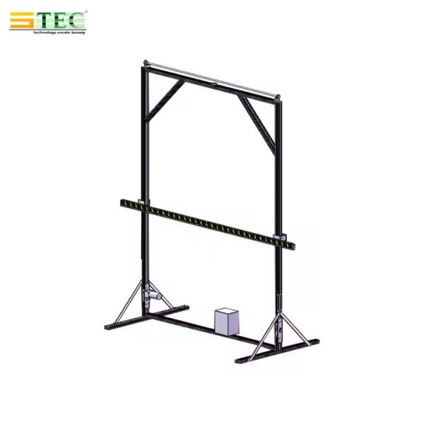 250W Blinds Inspection Hoist Dual Pole  Roller Blind 3200mm Hoist Blind Hoistways