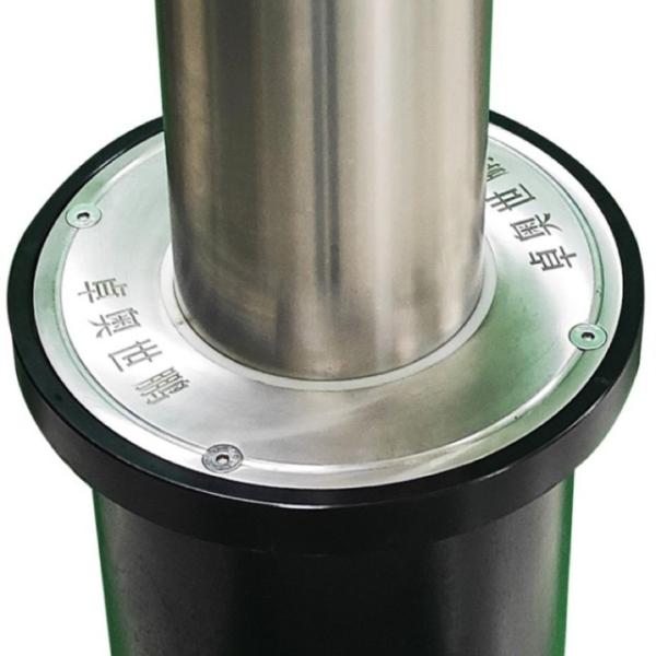 Bolardos manuales ZASP M102 de acero inoxidable con cerradura de llave antirremate