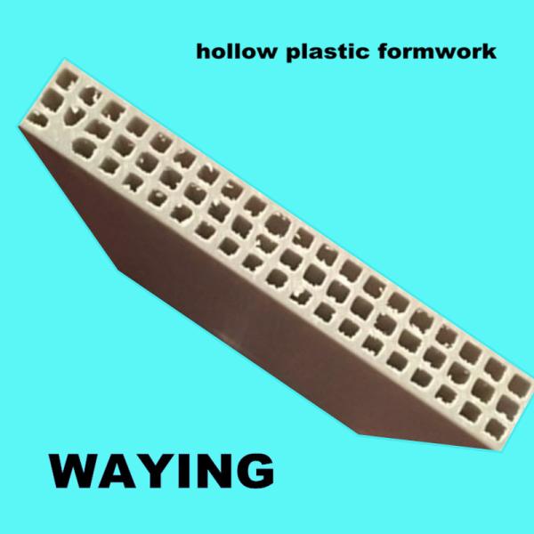 Wear Resistance Hardness Hollow Plastic Formwork For Concrete