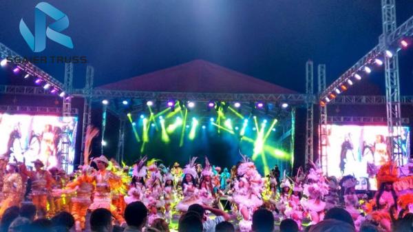 Stable Assembling 	Aluminum Stage Truss System For Outdoor Concert Durable