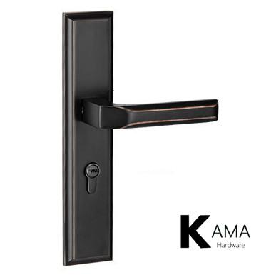 Aluminum Oxide Body Mortise Door Lock Handle For Wooden Doors