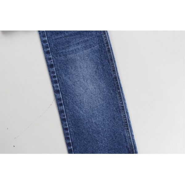 2024 Hot Sell 12.5 Oz  Dark Blue Stretch  Woven Denim Fabric For Jeans