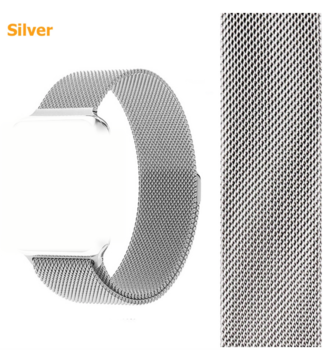 Silver Milanese Loop Watch Strap Stainless Steel Bracelet For Apple Sports Watch WBCS20191123