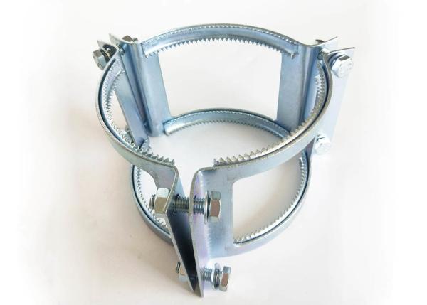 5 Inch Heavy Duty Steel Pipe Clamps Grip Collar Couplings Support Clip